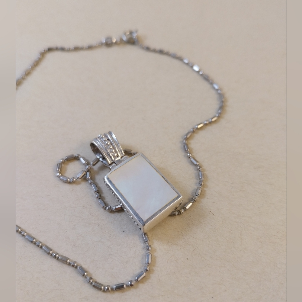 Sterling Silver Pendant & 18KGF Necklace - Picture 11 of 16